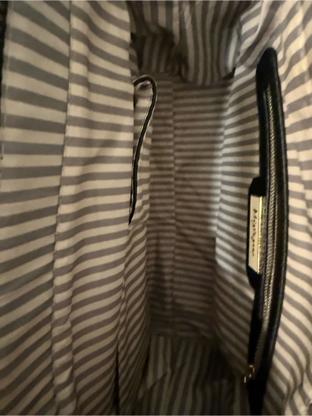 Miztique Black Vegan Leather Satchel with Gold Accents